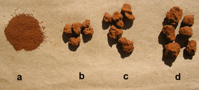 Figura 1.Microagregados da fração argila de Latossolo ácrico da usina Jalles Machado da região de Goianésia (GO).